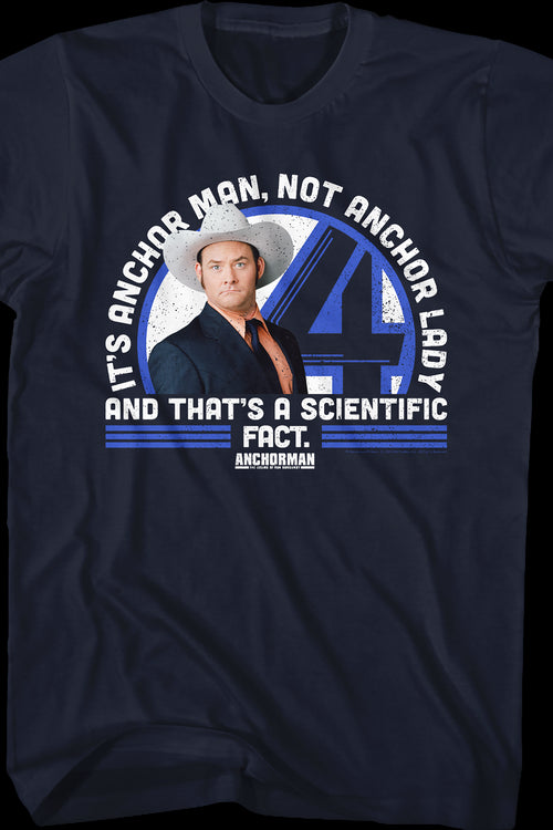 Scientific Fact Anchorman T-Shirtmain product image