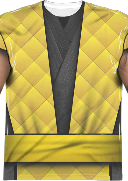 Scorpion Costume Mortal Kombat Long Sleeve Shirt - main product image