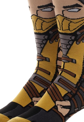 Scorpion Mortal Kombat Socks
