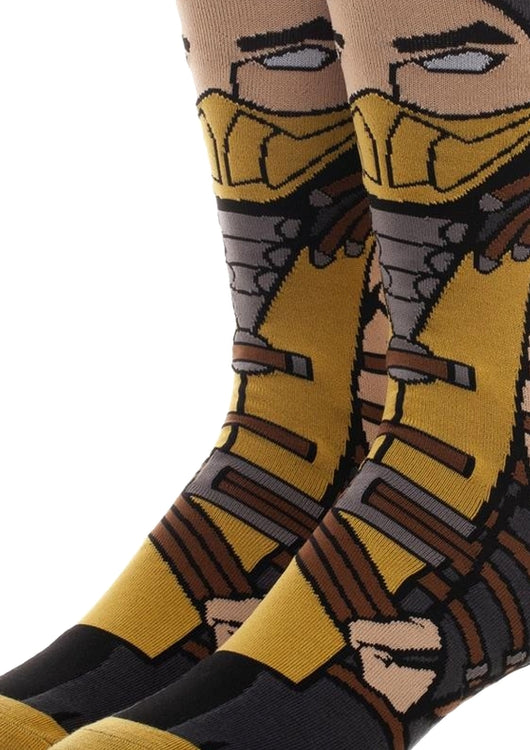 Scorpion Mortal Kombat Socks - main product image