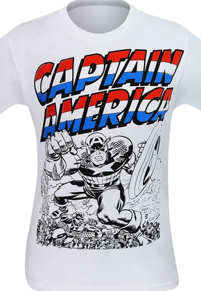 Screamer In The Brain Captain America T-Shirt