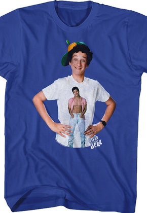 Screech Wearing Slater T-Shirt