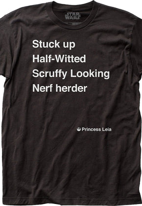 Scruffy Looking Nerf Herder Star Wars T-Shirt