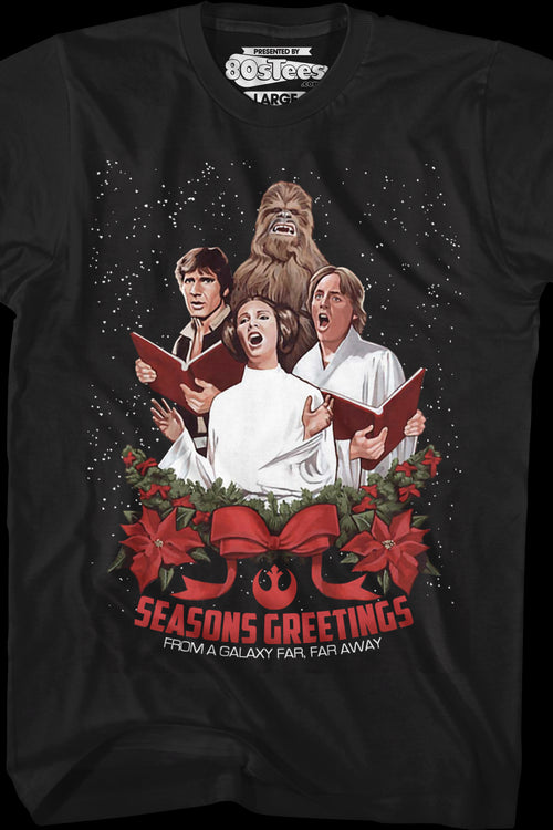 Seasons Greetings From A Galaxy Far, Far Away Star Wars T-Shirtmain product image