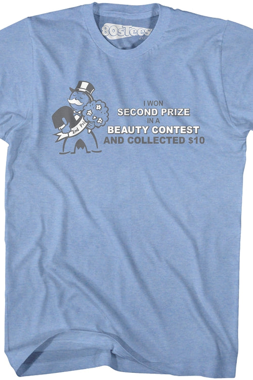 Blue Second Prize Monopoly T-Shirtmain product image