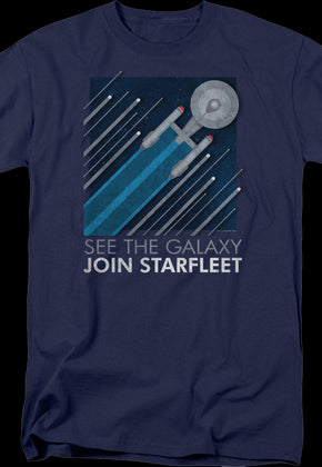 See The Galaxy Join Starfleet Star Trek T-Shirt