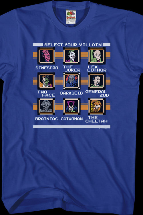 Select Your Villain Justice League T-Shirtmain product image