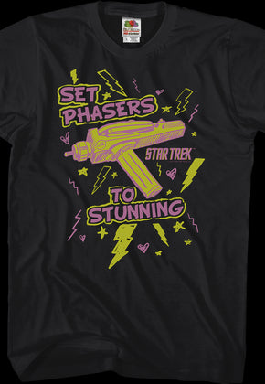 Set Phasers To Stunning Star Trek T-Shirt