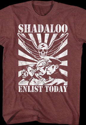 Shadaloo Propaganda Poster Street Fighter T-Shirt