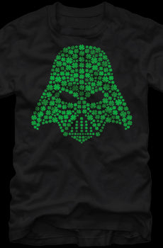 Shamrock Vader Helmet Star Wars T-Shirt