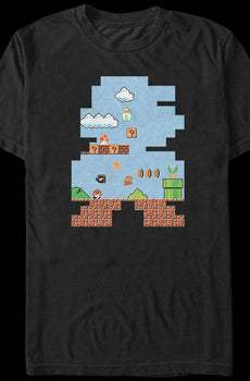 Shape of Super Mario T-Shirt