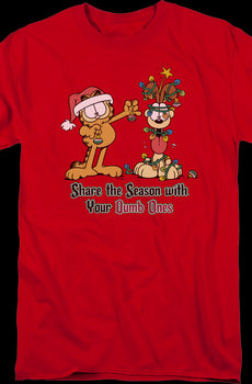 Share The Season With Your Dumb Ones Garfield T-Shirt
