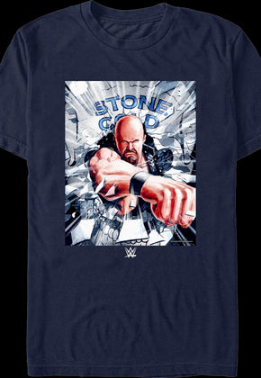 Shattered Glass Stone Cold Steve Austin T-Shirt