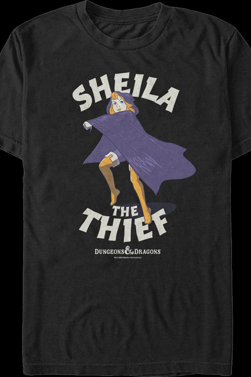 Sheila The Thief Action Pose Dungeons & Dragons T-Shirtmain product image