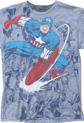 Shield Strike Captain America T-Shirt