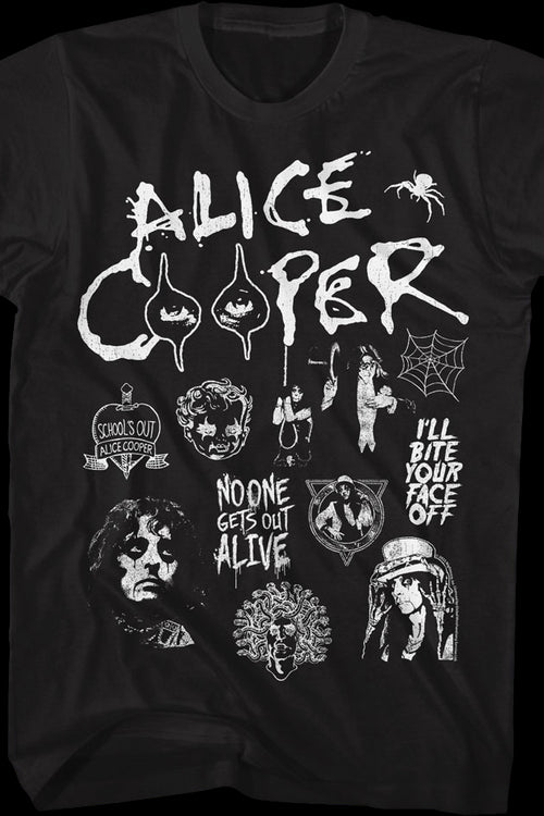 Shock Collage Alice Cooper T-Shirtmain product image