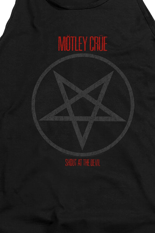 Shout At The Devil Pentagram Motley Crue Tank Topmain product image
