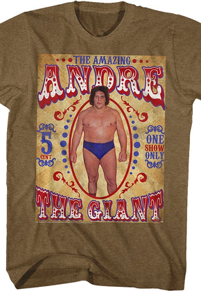 Sideshow Poster Andre The Giant T-Shirt