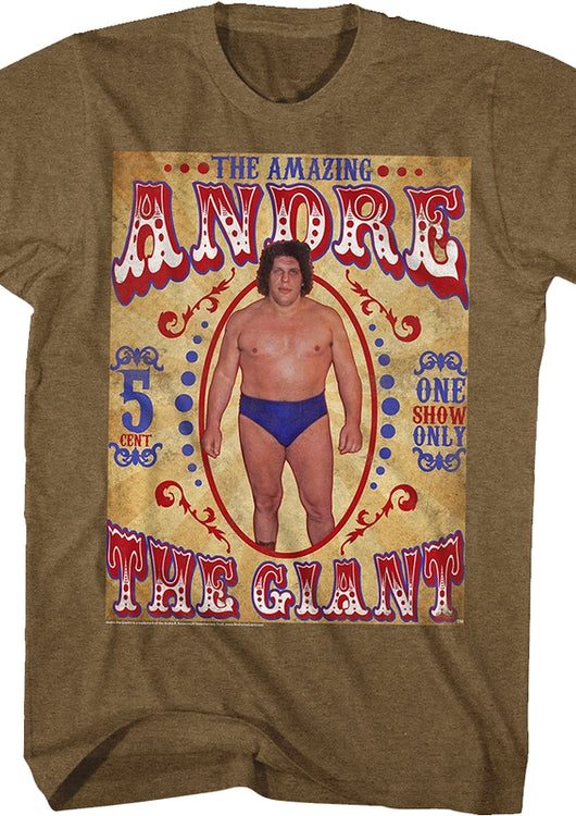 Sideshow Poster Andre The Giant T-Shirt - main product image