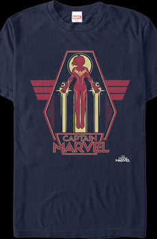 Silhouette Captain Marvel T-Shirt