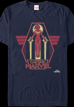 Silhouette Captain Marvel T-Shirt