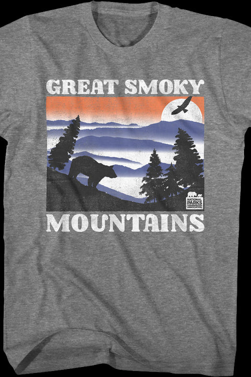 Silhouettes Great Smoky Mountains National Park T-Shirtmain product image