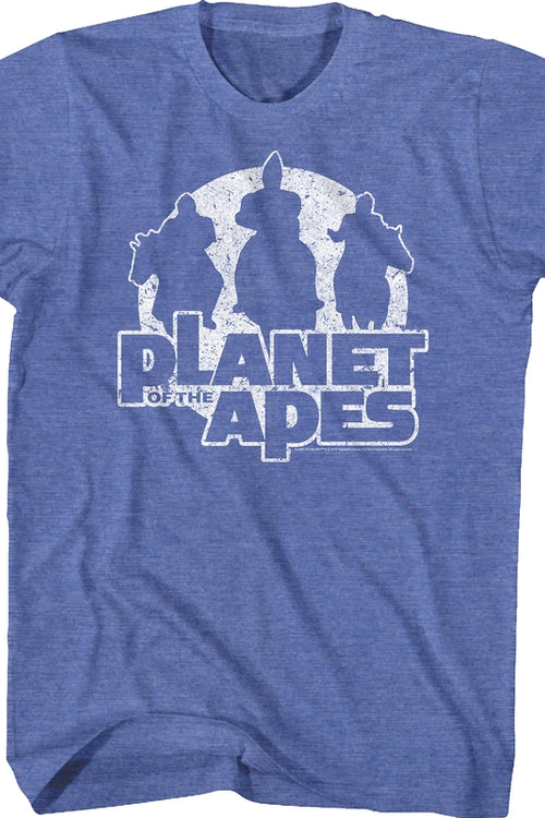 Silhouettes Planet Of The Apes T-Shirtmain product image