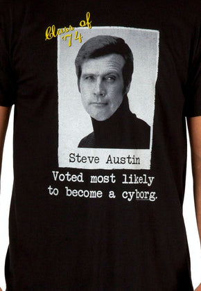 Six Million Dollar Man Cyborg Steve Austin Shirt