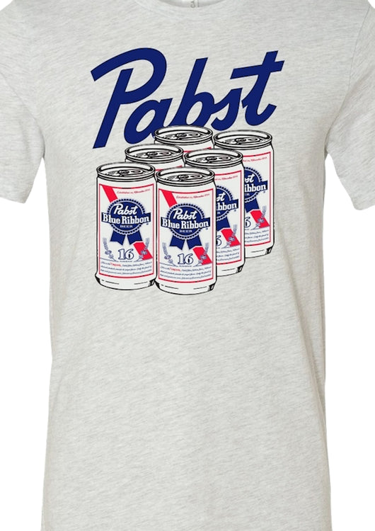 Six-Pack Pabst Blue Ribbon T-Shirt - main product image