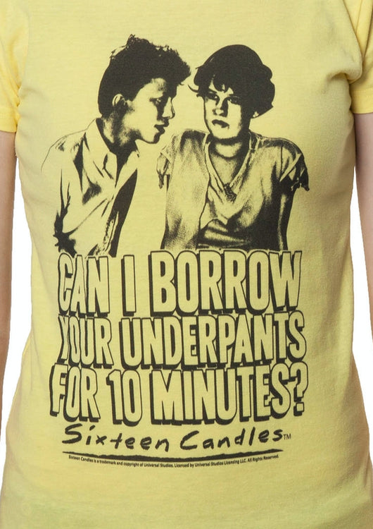 Sixteen Candles Farmer Ted Underpants T-Shirt - main product image