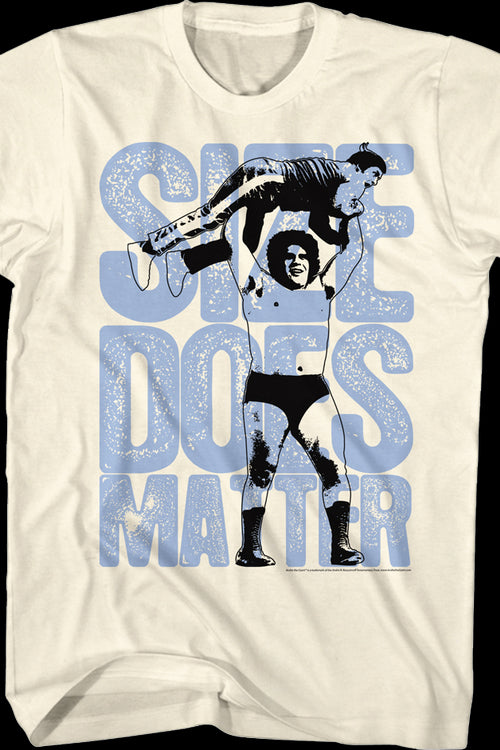 Size Does Matter Andre The Giant T-Shirtmain product image