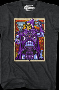 Skeletor Joker Playing Card T-Shirt