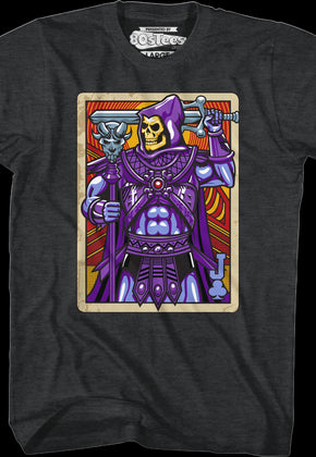 Skeletor Joker Playing Card T-Shirt