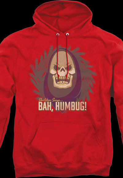 Skeletor Says Bah Humbug Masters of the Universe Hoodie