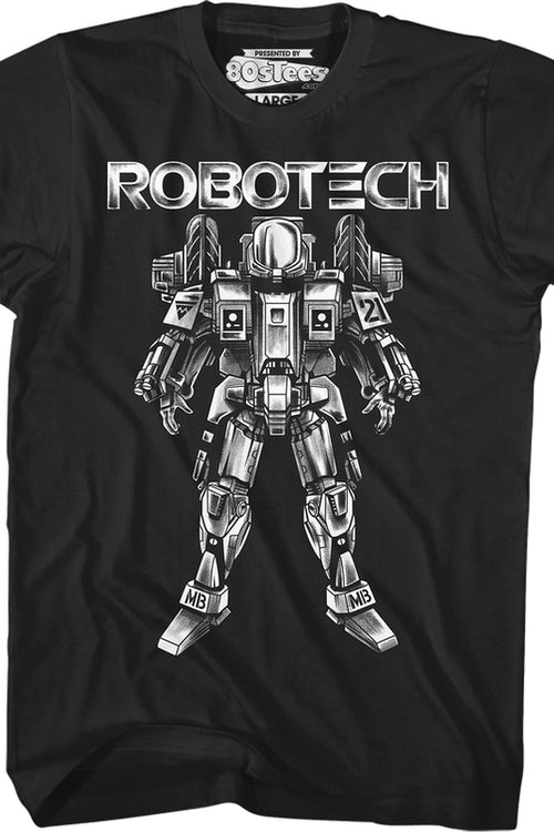Sketch Armored Cyclone Robotech T-Shirt - main product image