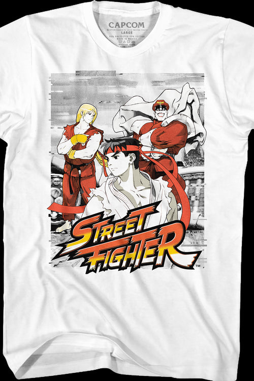 Sketch Distortion Street Fighter T-Shirtmain product image