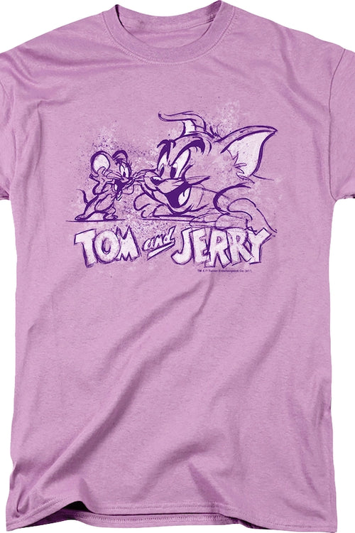 Sketch Tom and Jerry T-Shirtmain product image