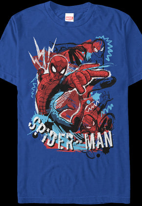 Sketches Spider-Man T-Shirt