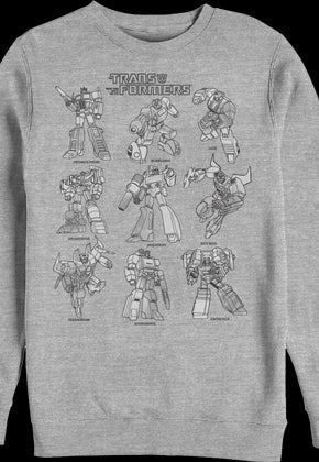 Sketches Transformers Sweatshirt