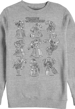 Sketches Transformers Sweatshirt