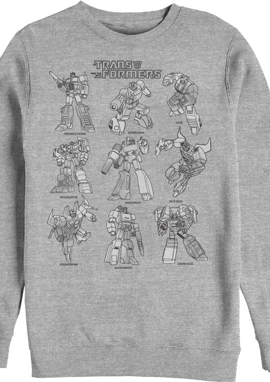 Sketches Transformers Sweatshirt - main product image