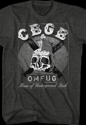 Skull Mohawk CBGB T-Shirt