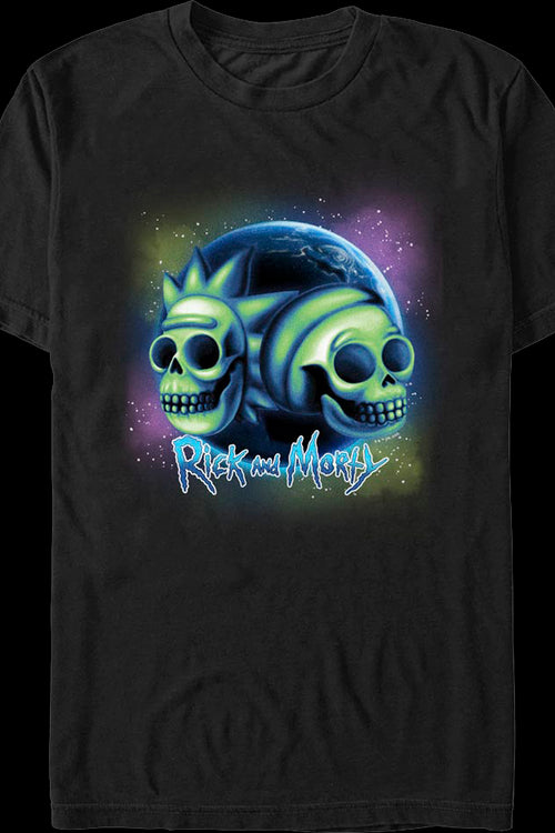 Skulls Rick And Morty T-Shirtmain product image
