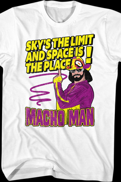 Sky's The Limit Macho Man Randy Savage T-Shirtmain product image
