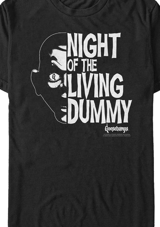 Slappy Night Of The Living Dummy Goosebumps T-Shirt - main product image