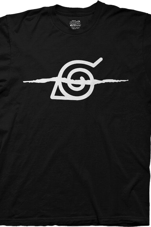 Slashed Konoha Forehead Protector Naruto T-Shirtmain product image