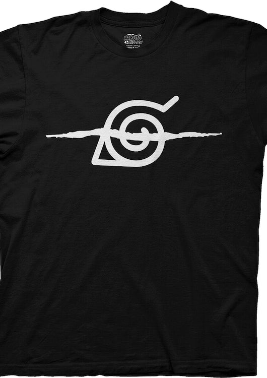 Slashed Konoha Forehead Protector Naruto T-Shirt - main product image