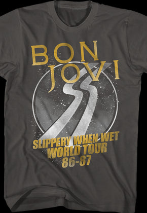 Slippery When Wet World Tour Bon Jovi T-Shirt