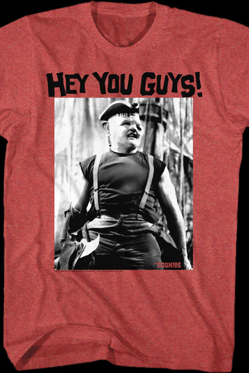 Sloth Hey You Guys Goonies T-Shirtmain product image