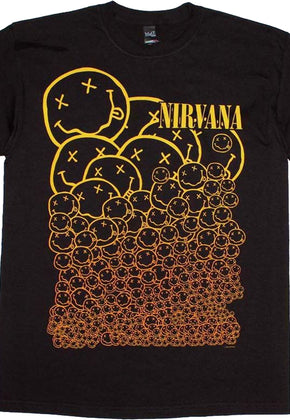 Smiley Face Logos Nirvana T-Shirt